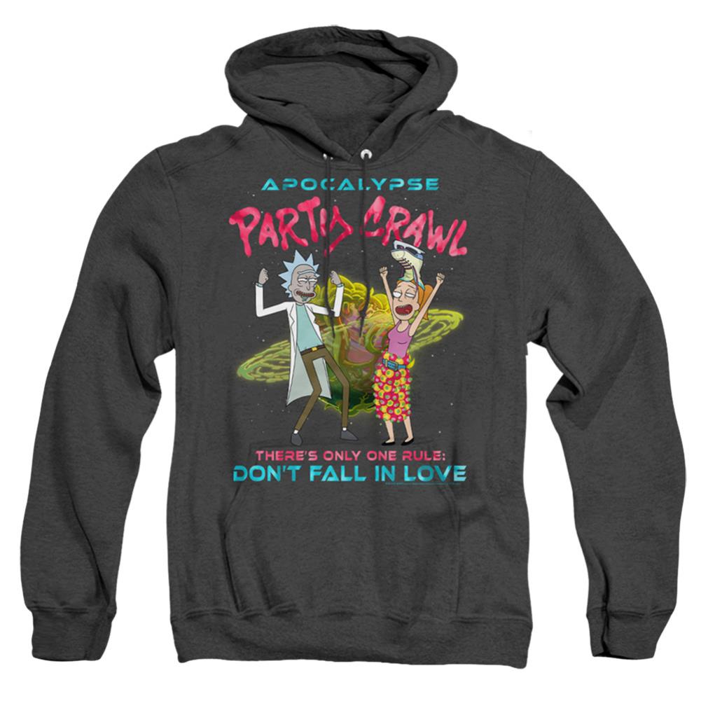 Rick And Morty Apocalypse Party Crawl Men's Pull-Over Hoodie