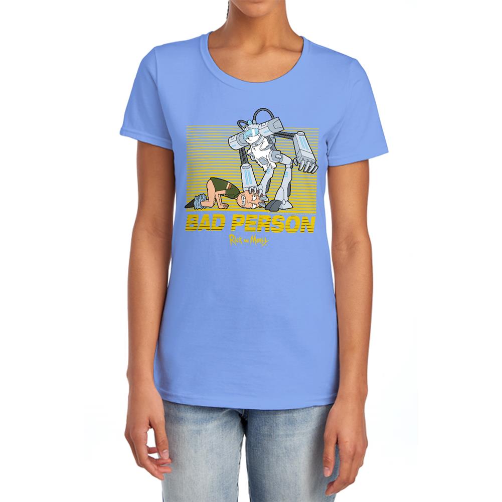 Rick And Morty Bad Person Women's 18/1 Cotton Short-Sleeve T-Shirt