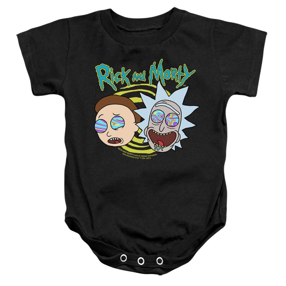 Rick And Morty Blown Minds Infant's Cotton SS Snapsuit