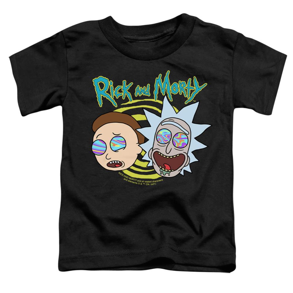Rick And Morty Blown Minds Toddler 18/1 Cotton Short-Sleeve T-Shirt