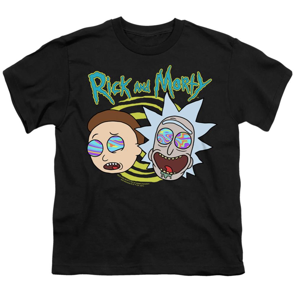 Rick And Morty Blown Minds Youth 18/1 100% Cotton Short-Sleeve T-Shirt