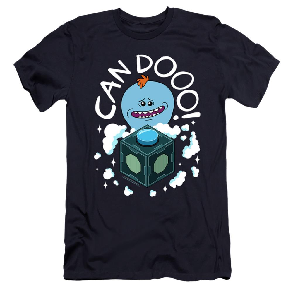 Rick And Morty Can Do Men's Ultra-Soft 30/1 Cotton Slim Short-Sleeve T-Shirt