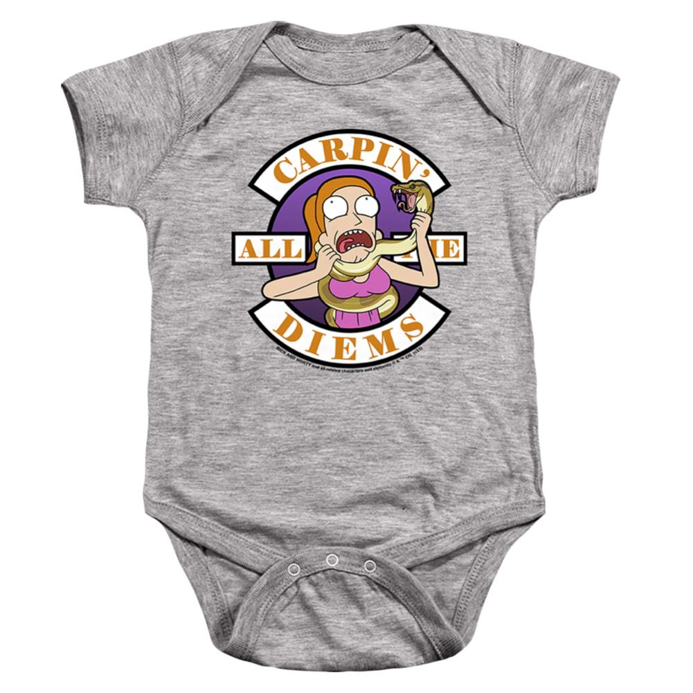 Rick And Morty Carp En All Them Diems Infant's Cotton SS Snapsuit