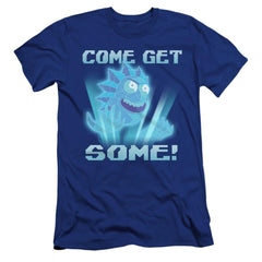 Rick And Morty Come Get Some Men's Ultra-Soft 30/1 Cotton Slim Short-Sleeve T-Shirt