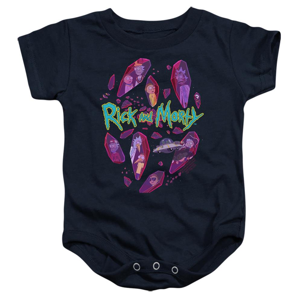 Rick And Morty Death Crystal Futures Infant's Cotton SS Snapsuit