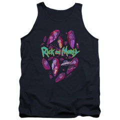 Rick And Morty Death Crystal Futures Men's 18/1 Cotton Tank Top