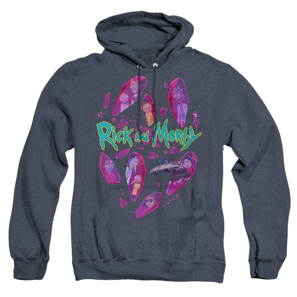 Rick And Morty Death Crystal Futures Men's Pull-Over Hoodie