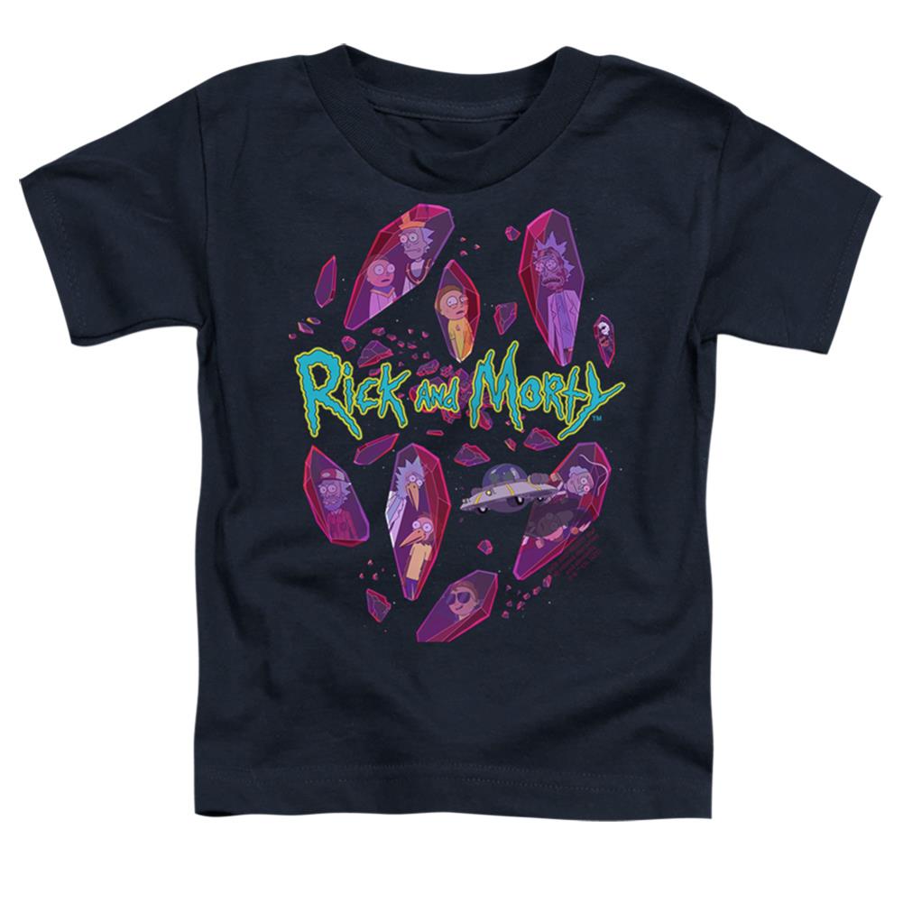 Rick And Morty Death Crystal Futures Toddler 18/1 Cotton Short-Sleeve T-Shirt