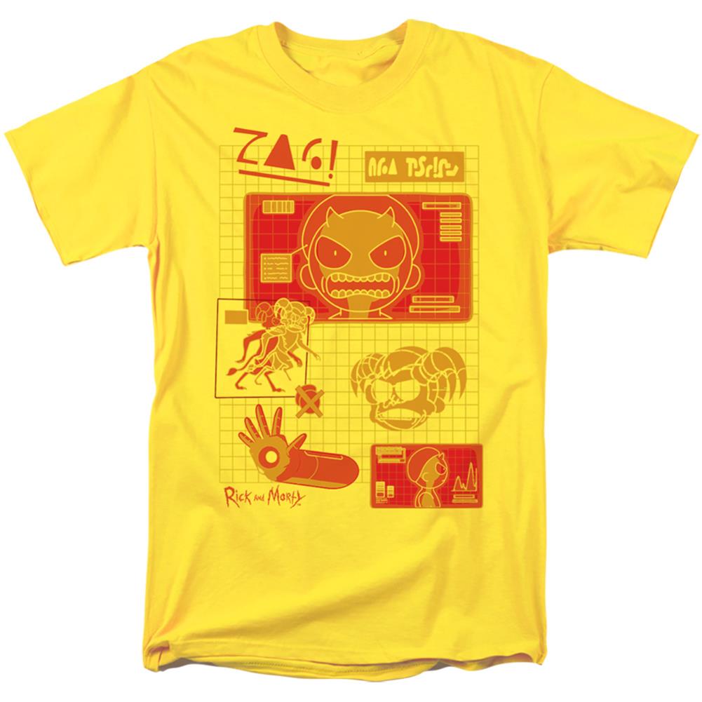 Rick And Morty Devil Morty Men's 18/1 Cotton Short-Sleeve T-Shirt