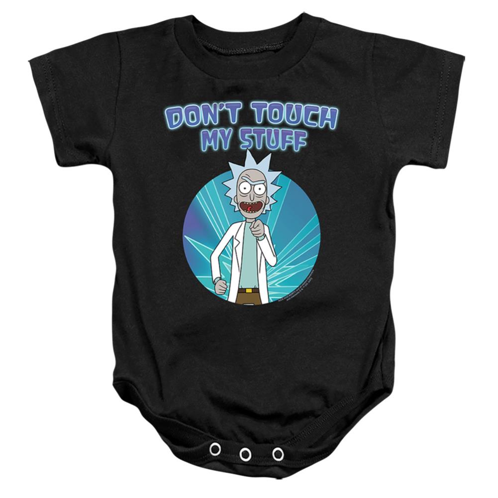 Rick And Morty Don't Touch Infant's Cotton SS Snapsuit