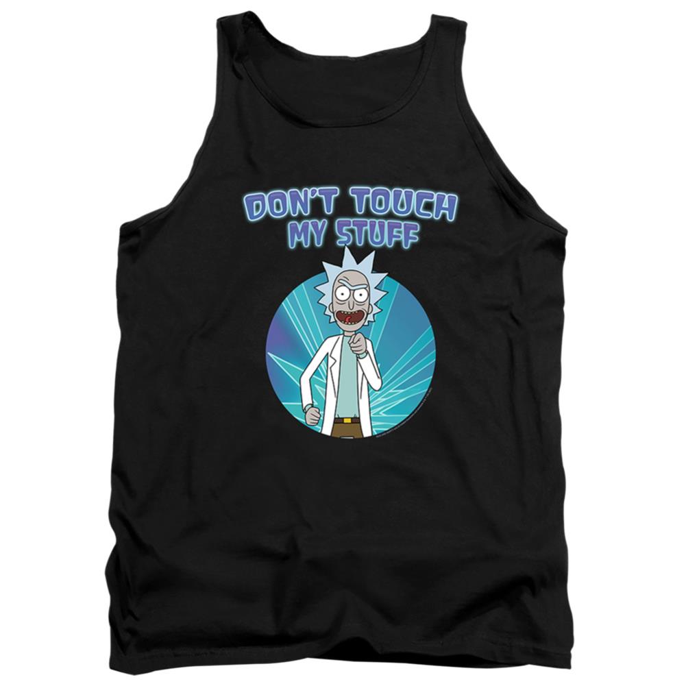 Rick And Morty Don't Touch Men's 18/1 Cotton Tank Top