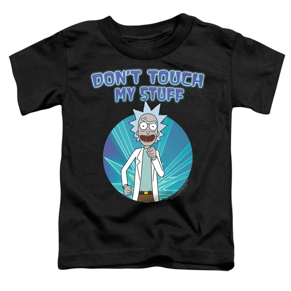 Rick And Morty Don't Touch Toddler 18/1 Cotton Short-Sleeve T-Shirt