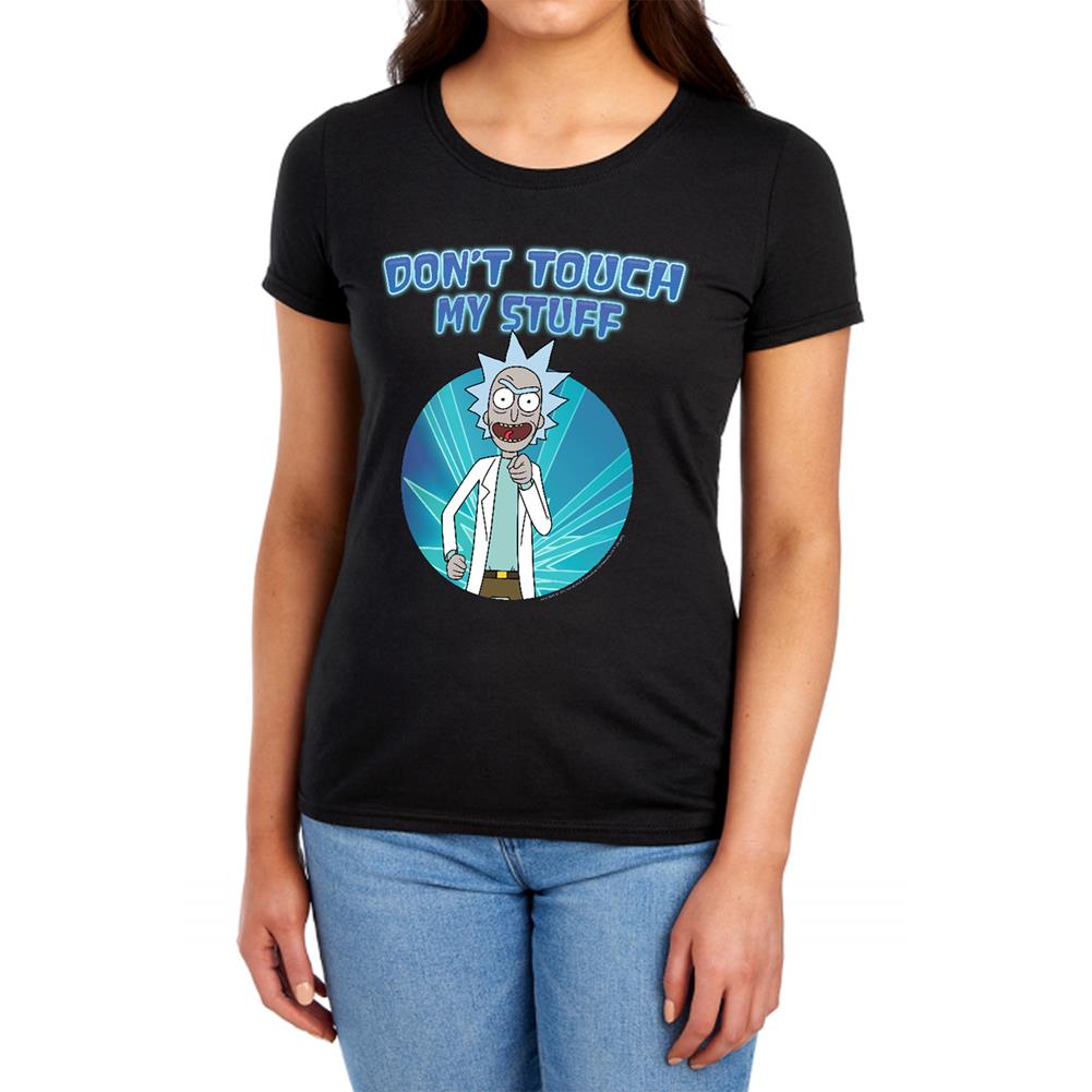 Rick And Morty Don't Touch Women's 18/1 Cotton Short-Sleeve T-Shirt
