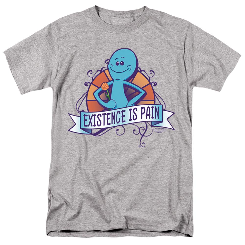 Rick And Morty Existence Is Pain Men's 18/1 Cotton Short-Sleeve T-Shirt