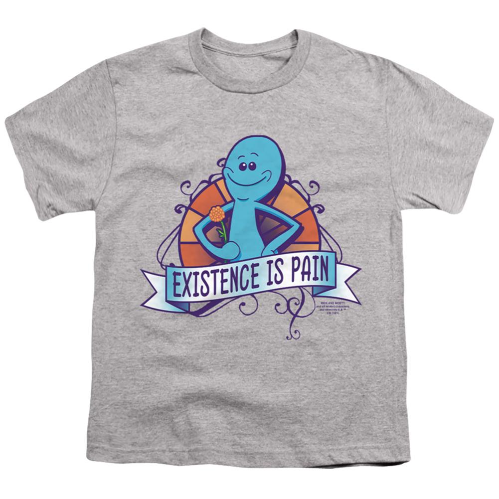Rick And Morty Existence Is Pain Youth 18/1 100% Cotton Short-Sleeve T-Shirt