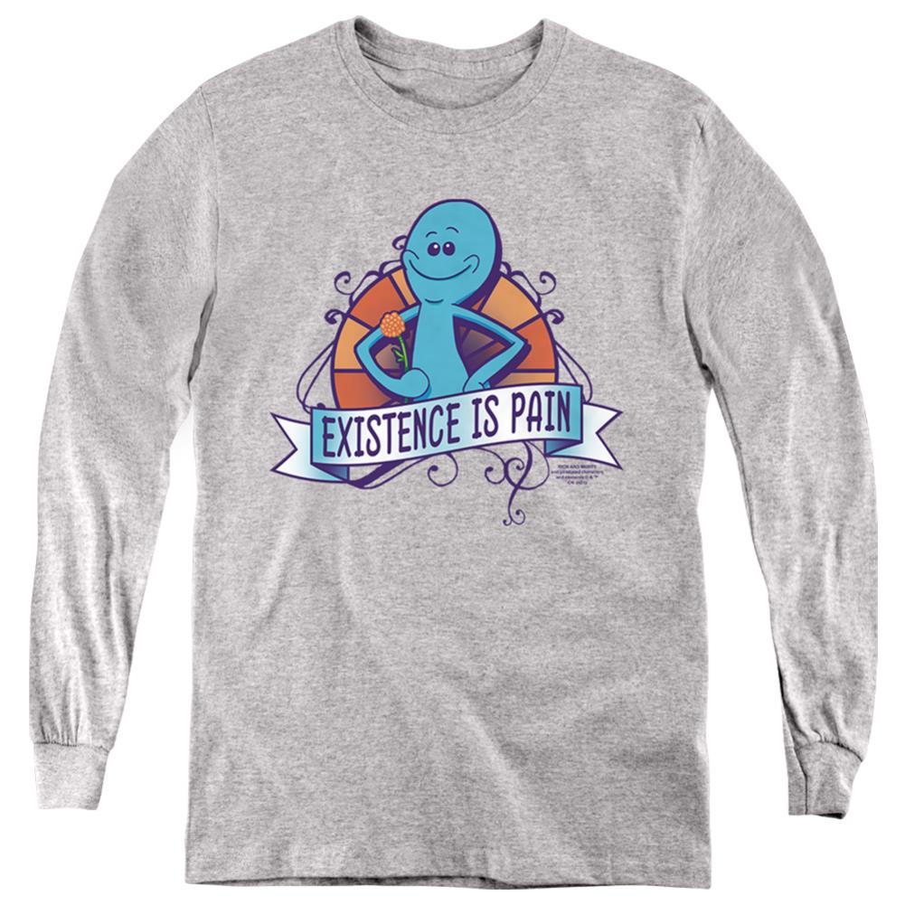 Rick And Morty Existence Is Pain Youth Long-Sleeve T-Shirt