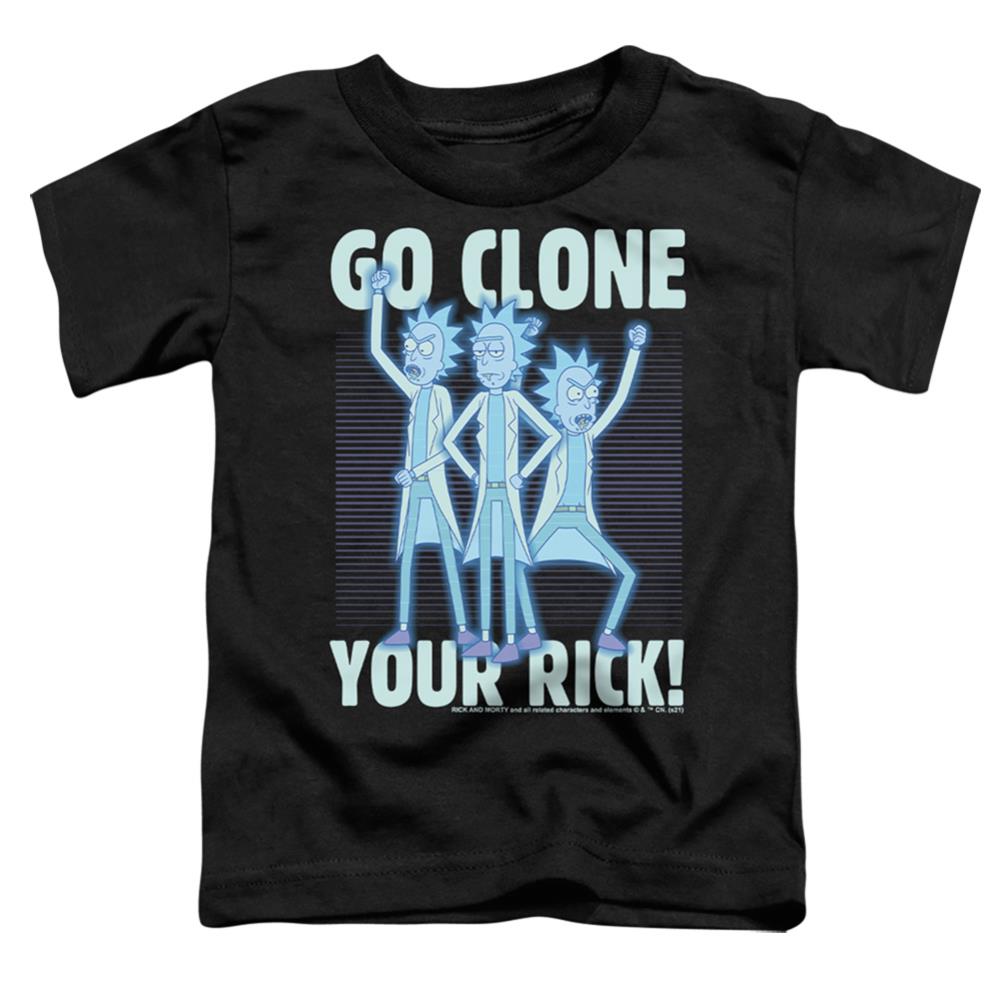 Rick And Morty Go Clone Your Rick Toddler 18/1 Cotton Short-Sleeve T-Shirt