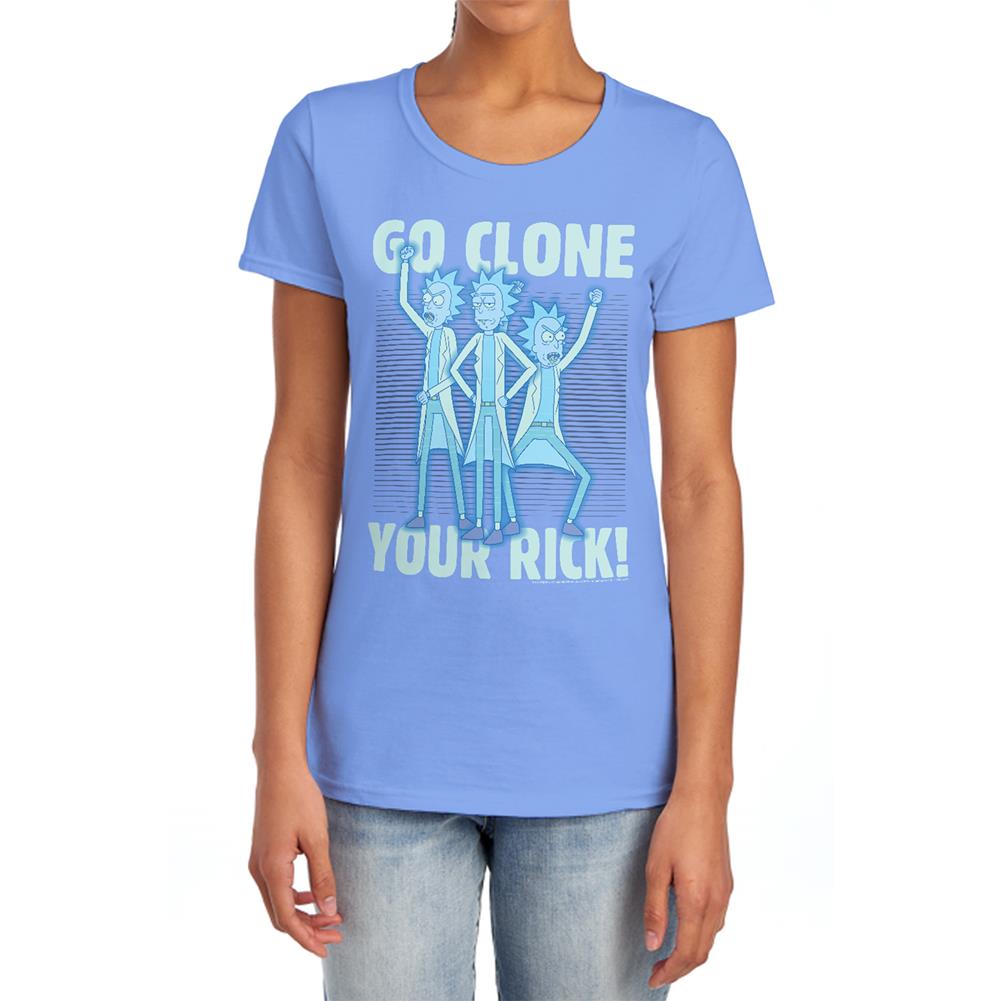 Rick And Morty Go Clone Your Rick Women's 18/1 Cotton Short-Sleeve T-Shirt