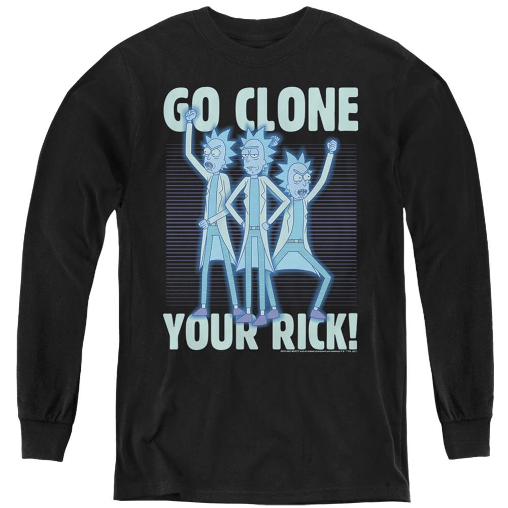 Rick And Morty Go Clone Your Rick Youth Long-Sleeve T-Shirt