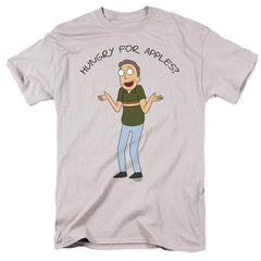 Rick And Morty Hungry For Apples Men's 18/1 Cotton Short-Sleeve T-Shirt
