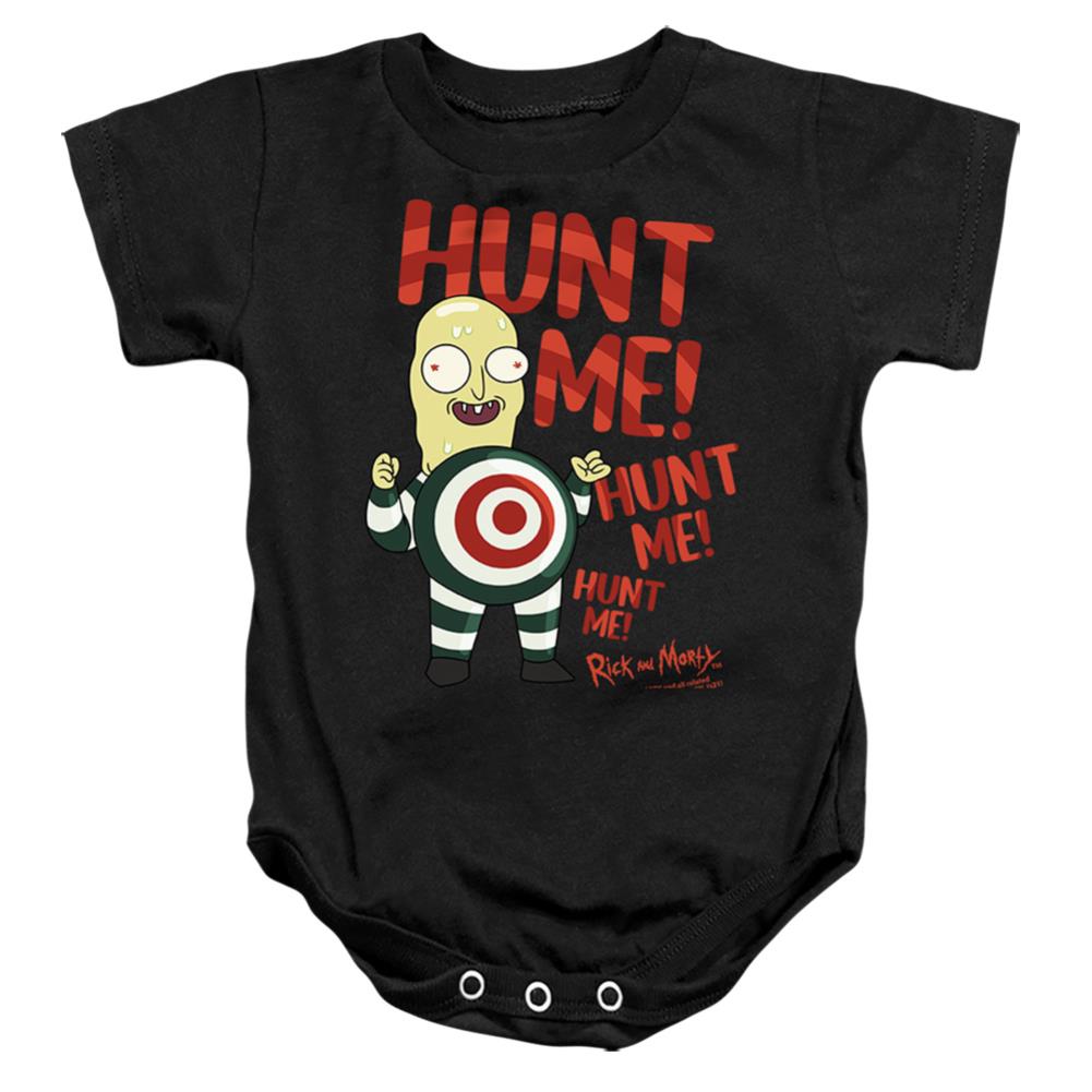 Rick And Morty Hunt Me Infant's Cotton SS Snapsuit