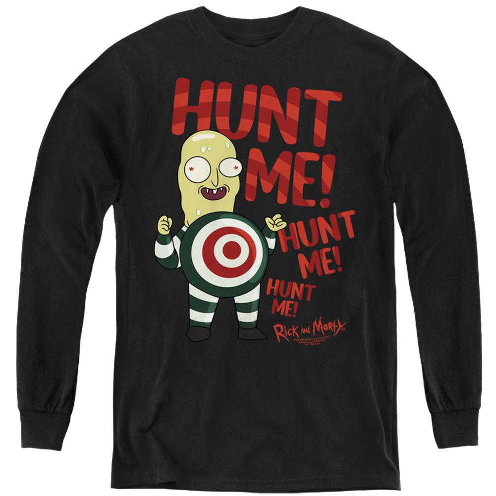 Rick And Morty Hunt Me Youth Long-Sleeve T-Shirt