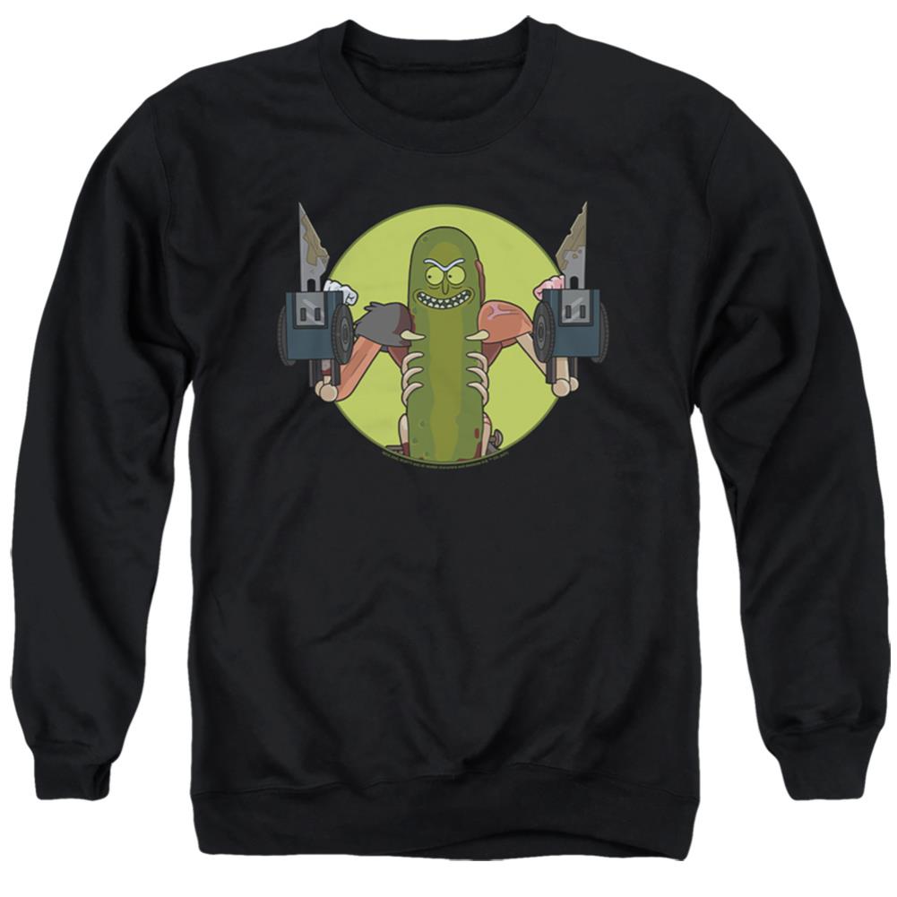 Rick And Morty I Love Myself Men's Crewneck 50 50 Poly Long-Sleeve T-Shirt