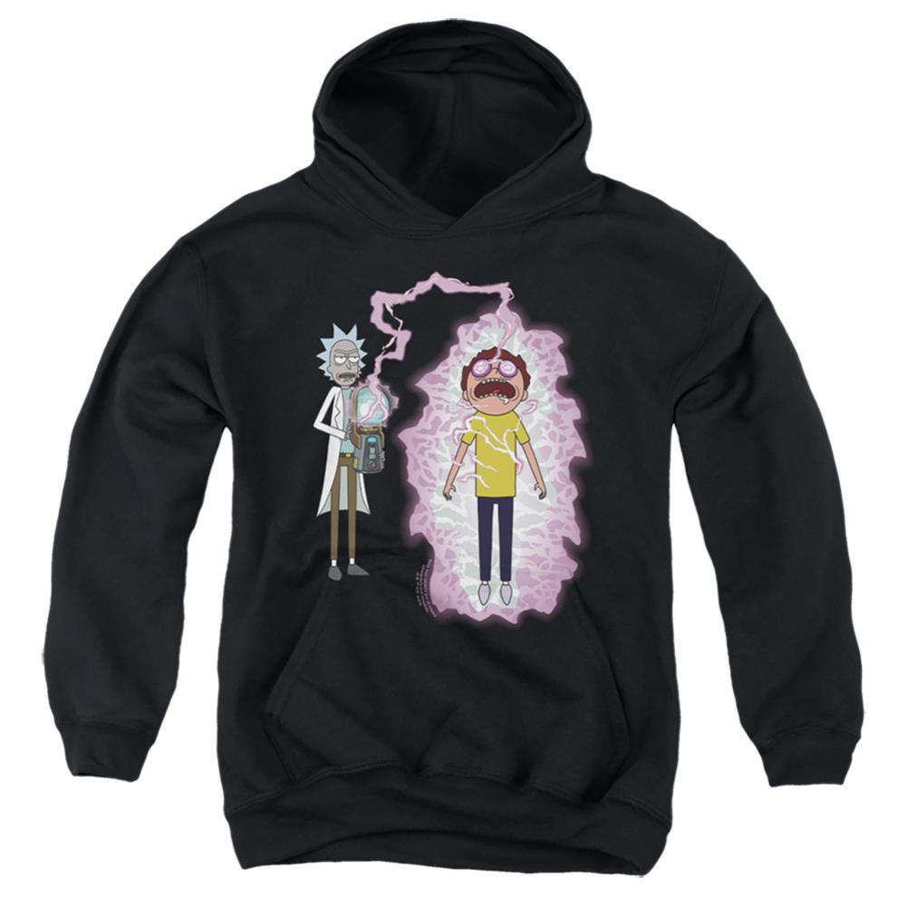 Rick And Morty Morty Reboot Youth Cotton Poly Pull-Over Hoodie