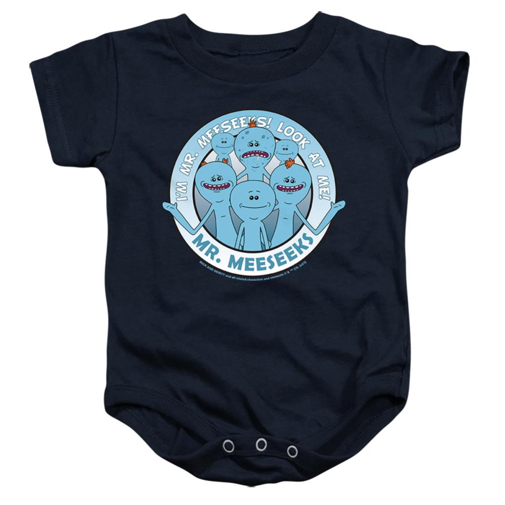 Rick And Morty Mr Meeseeks Infant's Cotton SS Snapsuit