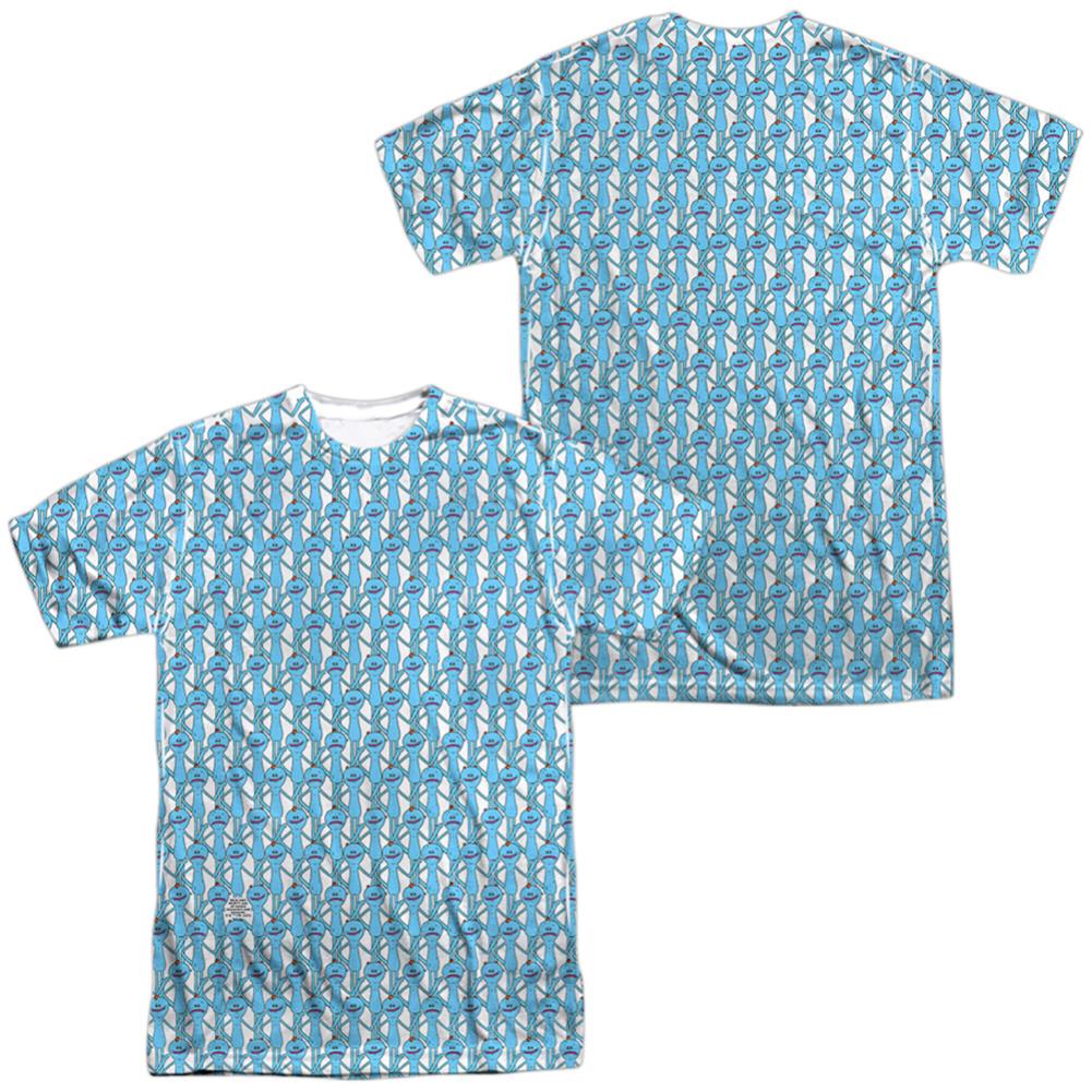 Rick And Morty Mr Meeseeks Men's Regular Fit Polyester Short-Sleeve T-Shirt