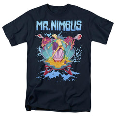 Rick And Morty Mr. Nimbus Design Men's 18/1 Cotton Short-Sleeve T-Shirt