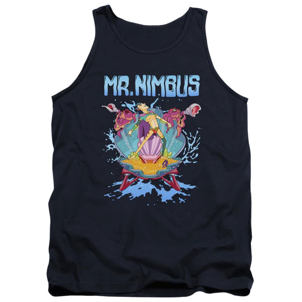 Rick And Morty Mr. Nimbus Design Men's 18/1 Cotton Tank Top