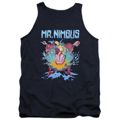 Rick And Morty Mr. Nimbus Design Men's 18/1 Cotton Tank Top