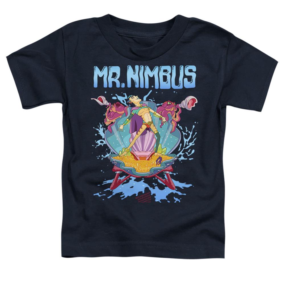 Rick And Morty Mr. Nimbus Design Toddler 18/1 Cotton Short-Sleeve T-Shirt