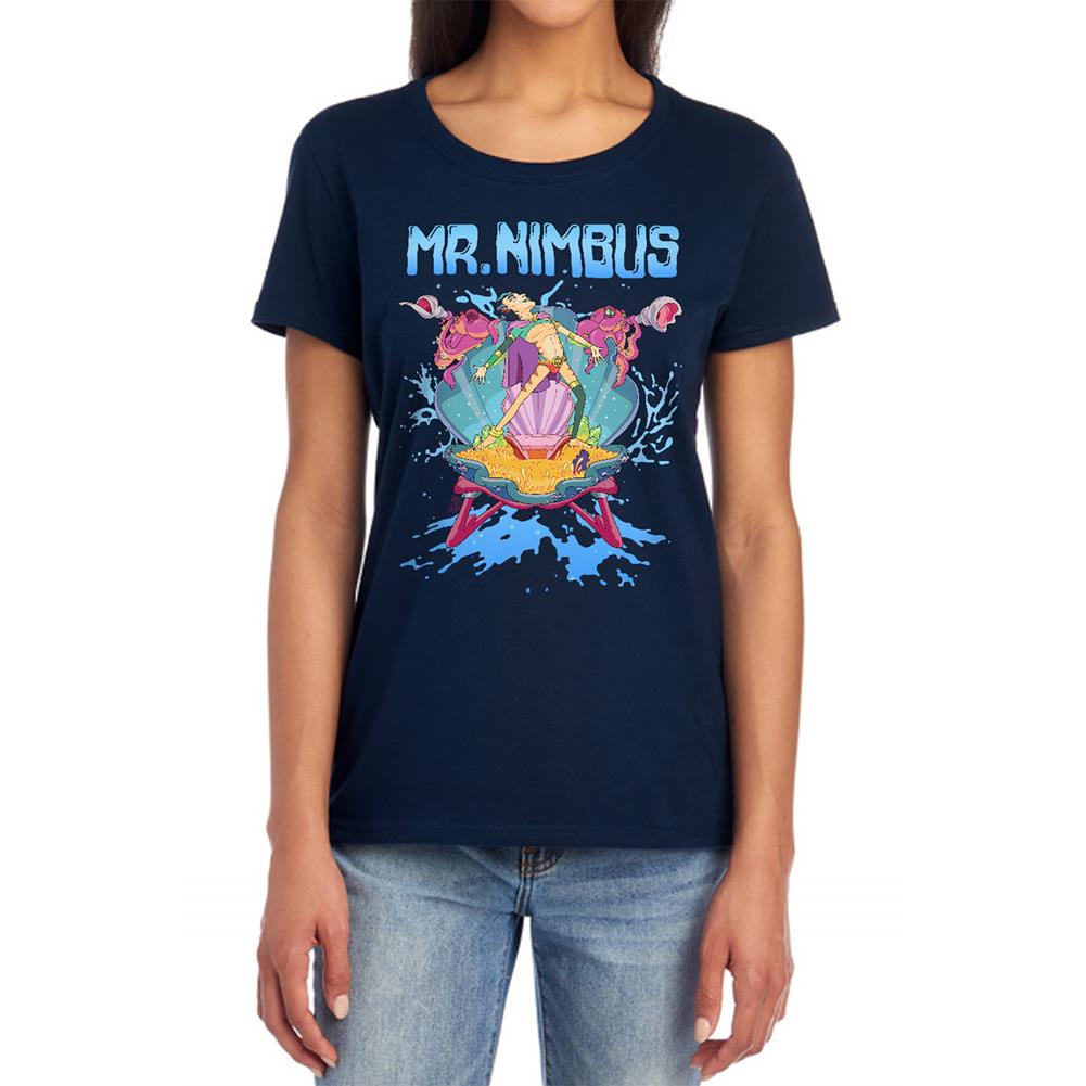 Rick And Morty Mr. Nimbus Design Women's 18/1 Cotton Short-Sleeve T-Shirt