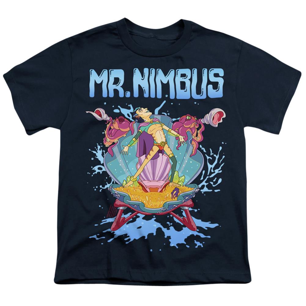 Rick And Morty Mr. Nimbus Design Youth 18/1 100% Cotton Short-Sleeve T-Shirt