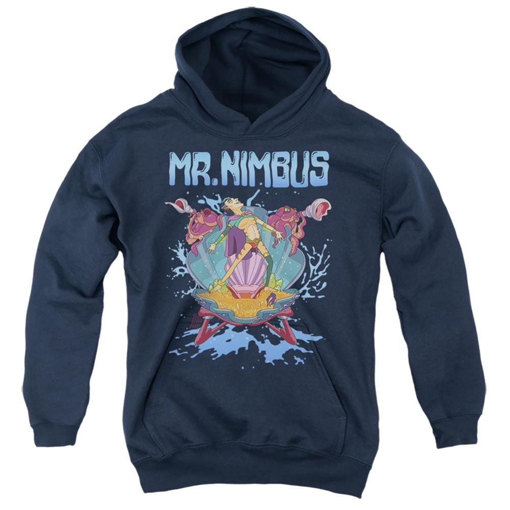 Rick And Morty Mr. Nimbus Design Youth Cotton Poly Pull-Over Hoodie