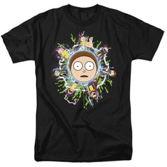 Rick And Morty Multiple Morty Men's 18/1 Cotton Short-Sleeve T-Shirt
