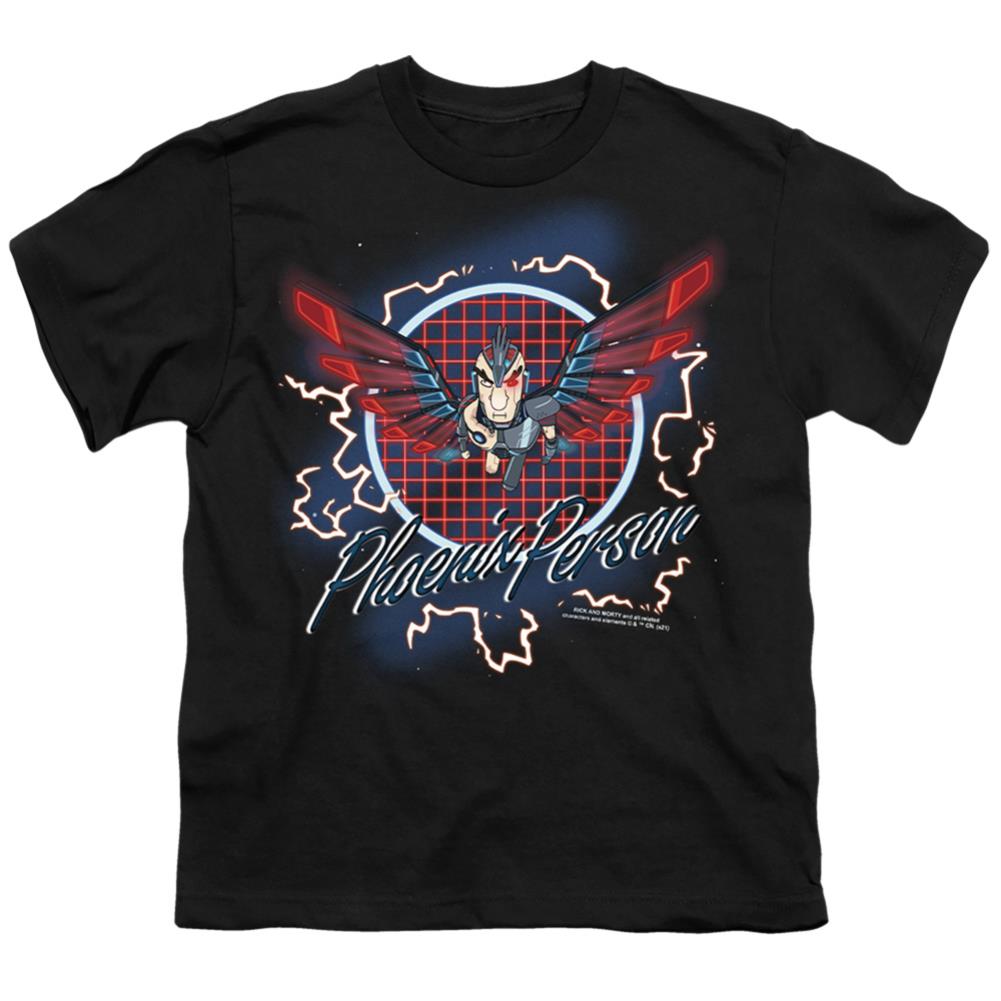 Rick And Morty Phoenix Person Youth 18/1 100% Cotton Short-Sleeve T-Shirt