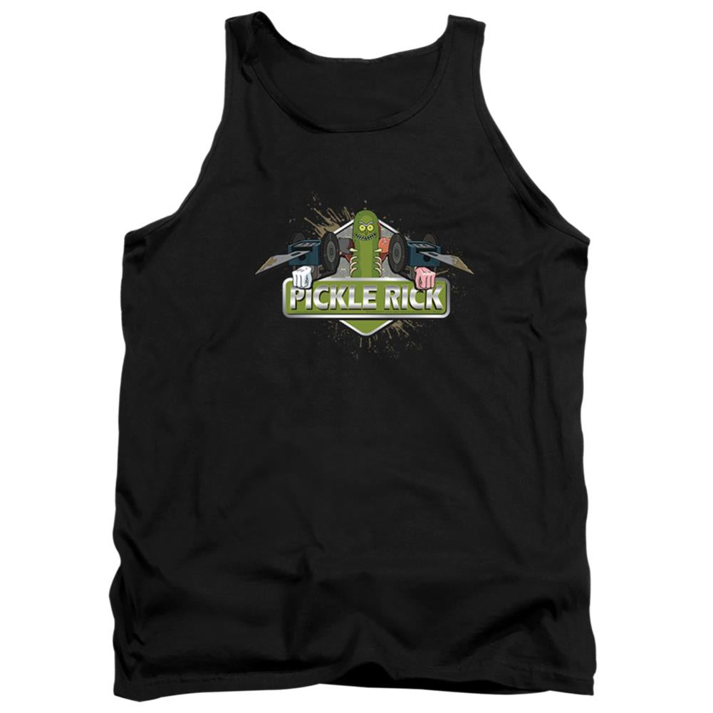 Rick And Morty Pickle Rick Men's 18/1 Cotton Tank Top