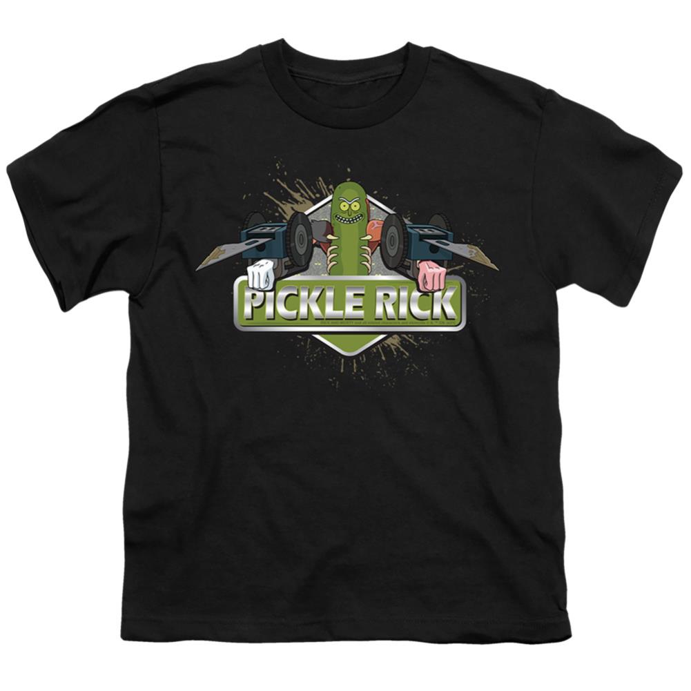 Rick And Morty Pickle Rick Youth 18/1 100% Cotton Short-Sleeve T-Shirt
