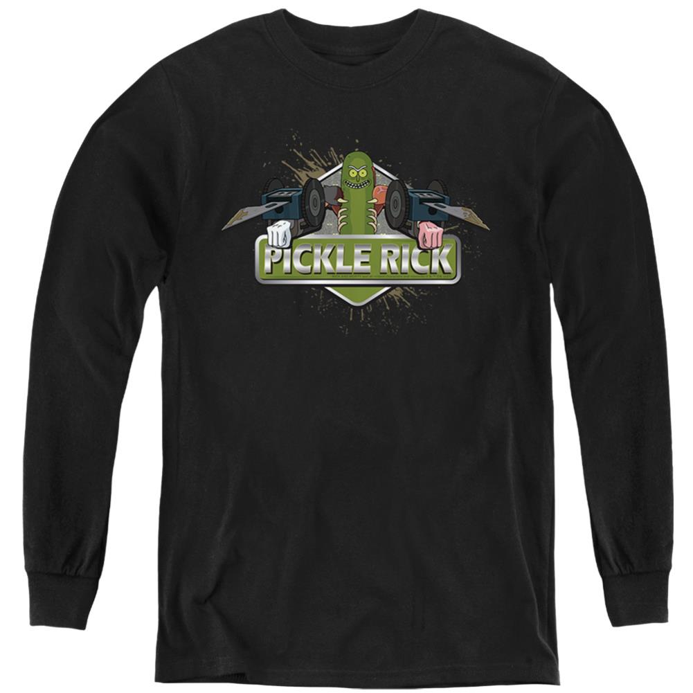 Rick And Morty Pickle Rick Youth Long-Sleeve T-Shirt