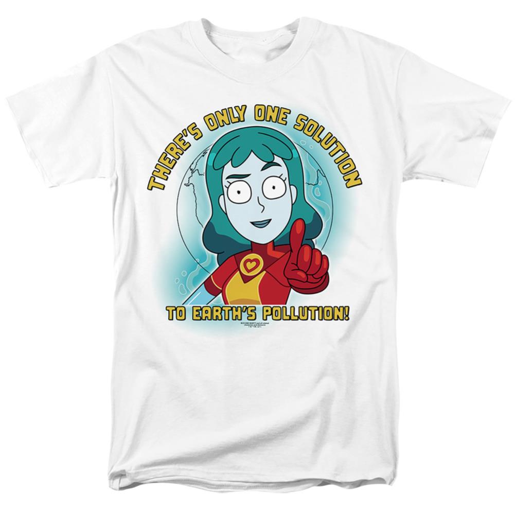 Rick And Morty Planetina Men's 18/1 Cotton Short-Sleeve T-Shirt