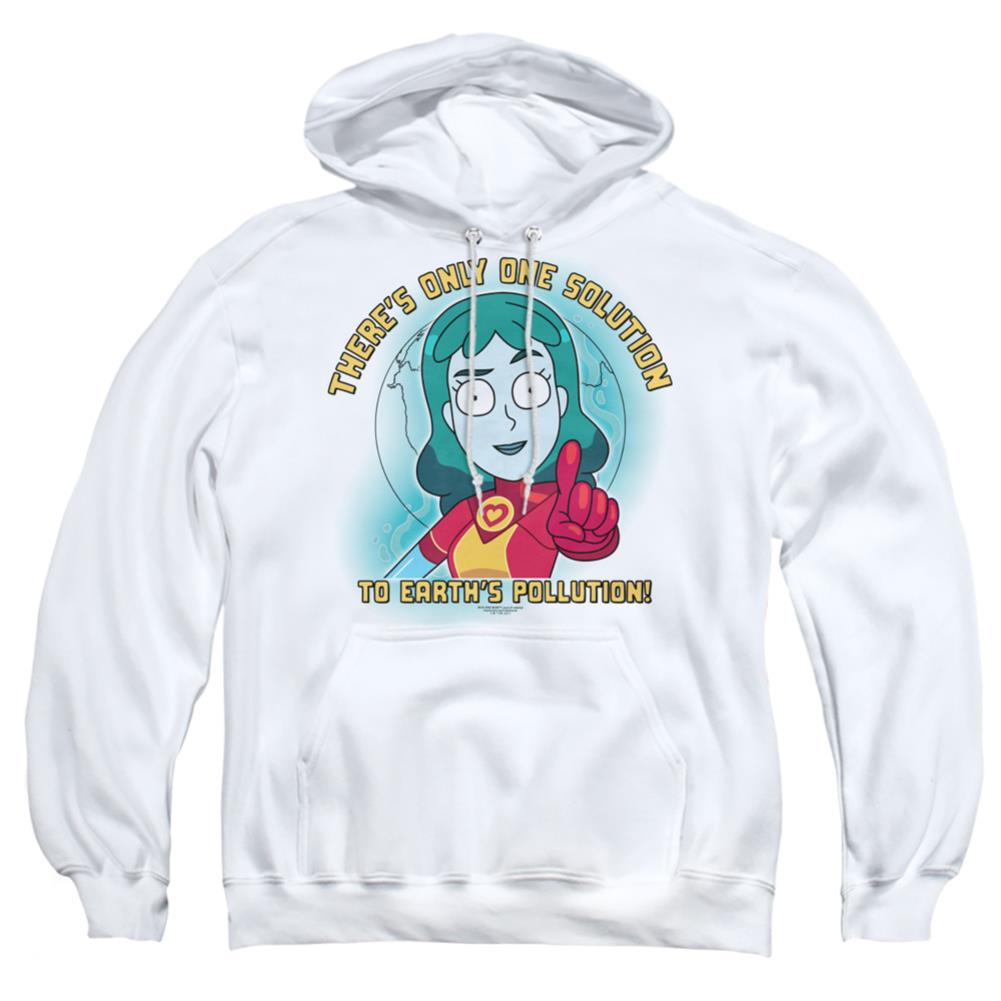 Rick And Morty Planetina Men's Pull-Over 75 25 Poly Hoodie
