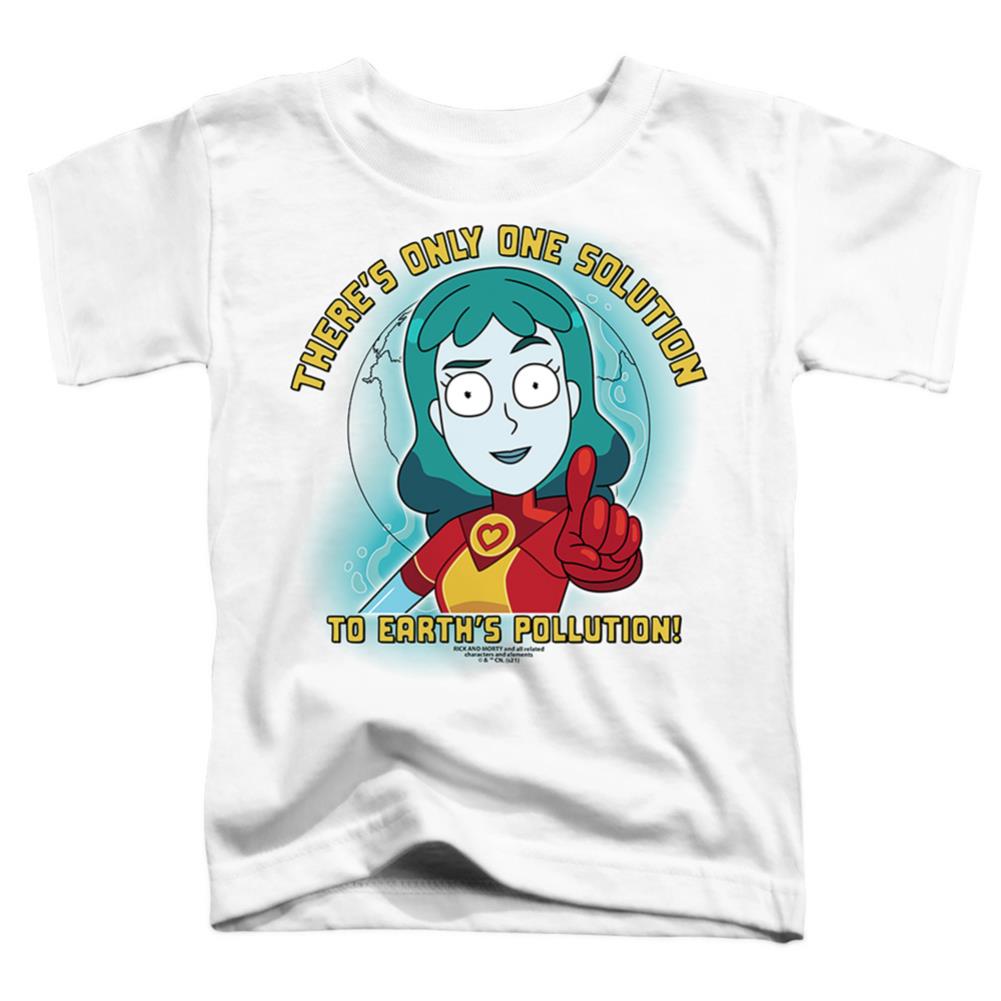 Rick And Morty Planetina Toddler 18/1 Cotton Short-Sleeve T-Shirt