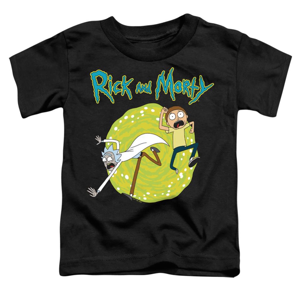 Rick And Morty Portal Toddler 18/1 Cotton Short-Sleeve T-Shirt