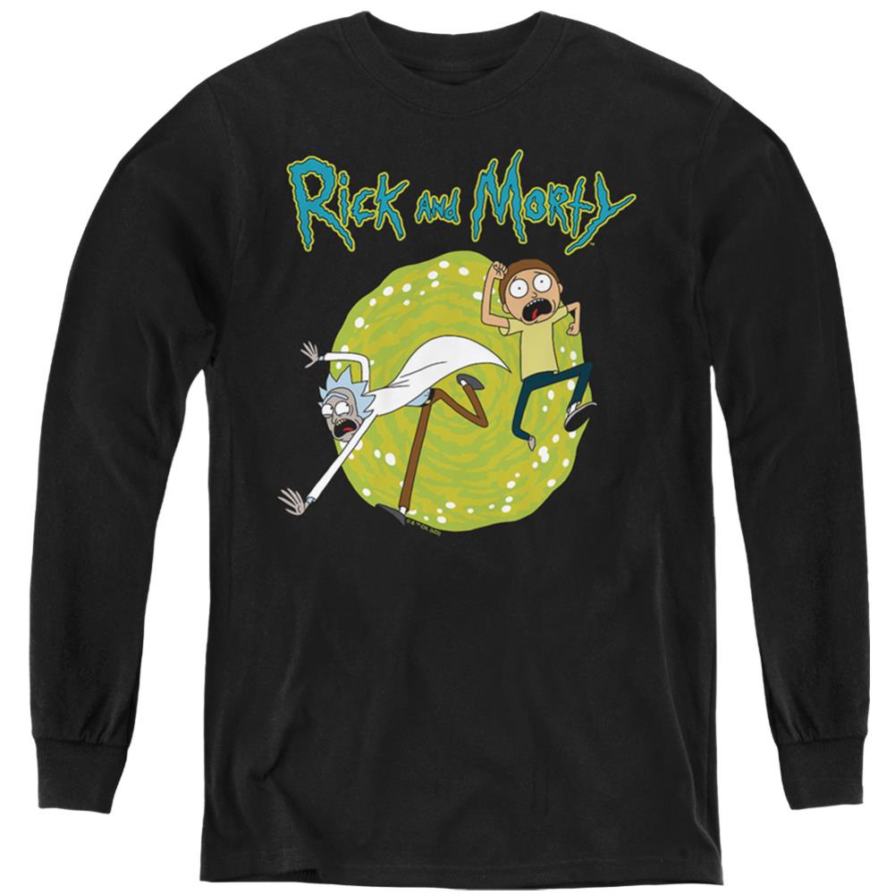 Rick And Morty Portal Youth Long-Sleeve T-Shirt