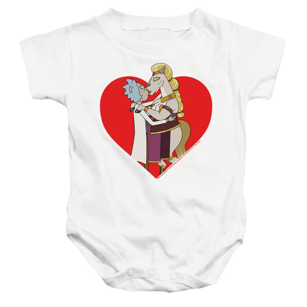 Rick And Morty Rick And Horse Kiss Infant's Cotton SS Snapsuit
