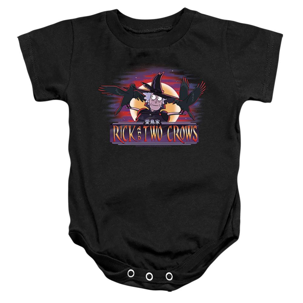 Rick And Morty Rick And Two Crows Infant's Cotton SS Snapsuit