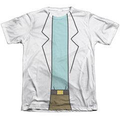 Rick And Morty Rick Lab Coat Men's Regular Fit Poly Cotton Short-Sleeve T-Shirt